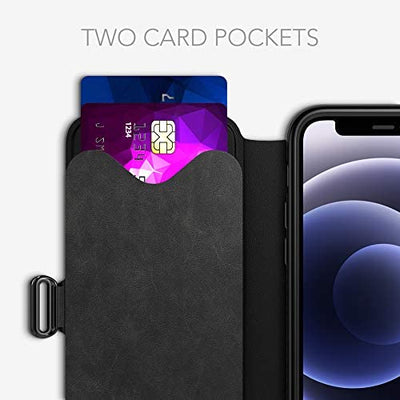 Tech21 Evo Wallet Phone Case for Apple iPhone 12 Pro Max 5G with 12 ft. Drop Protection, Black Visit the tech21 Store