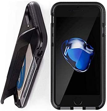 Tech21 Evo Go Case for Apple iPhone 7/8 with Leather Trim & Concealed Card Storage - Black
