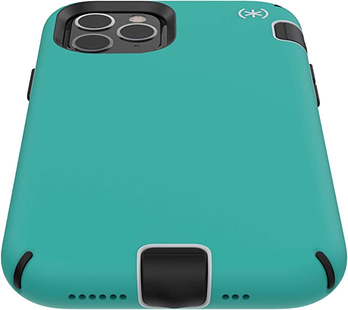 Speck Products Compatible Phone Case for Apple iPhone 11 Pro, Presidio Sport Case, Jet Ski Teal/Dolphin Grey/Black