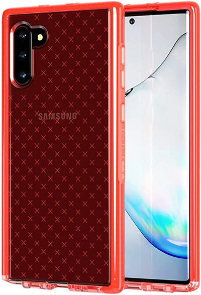 Tech21 Evo Check Phone Protector Case for Samsung Galaxy Note10 - Coral