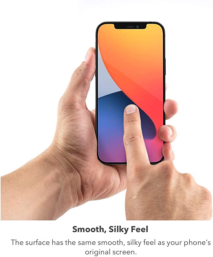 ZAGG InvisibleShield Glass Elite Plus Screen Protector - Made for iPhone 12 Pro, iPhone 12, iPhone 11, iPhone XR - Case Friendly Screen - Impact & Scratch Protection, clear