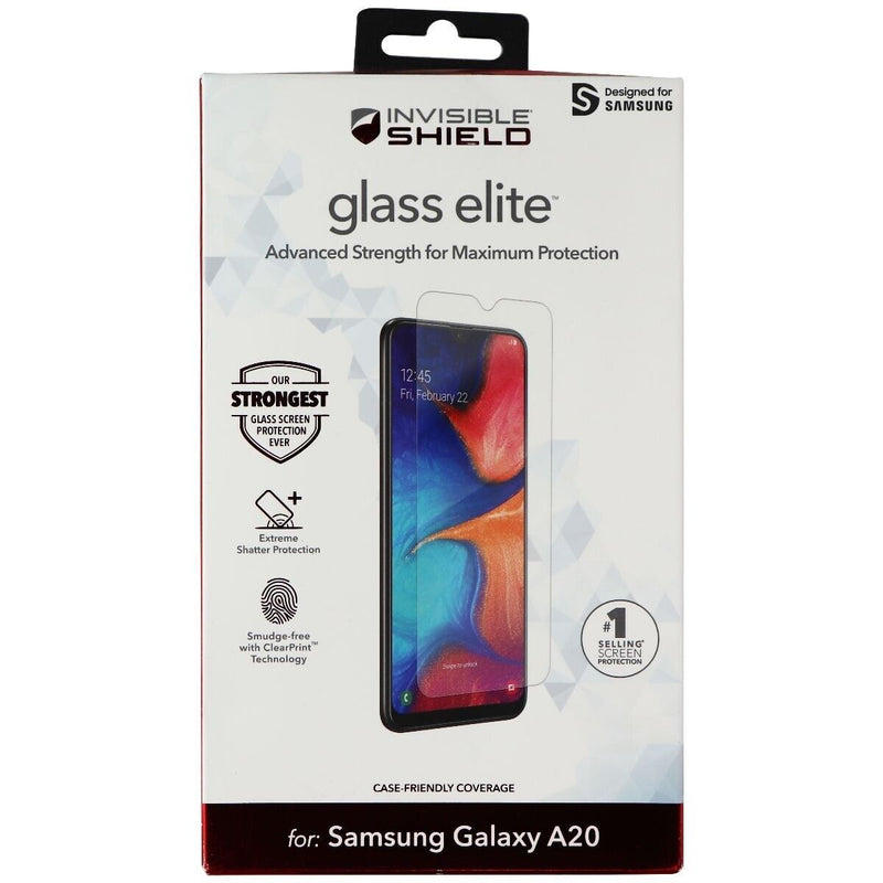 InvisibleShield Glass Elite Screen Protector for Galaxy A20