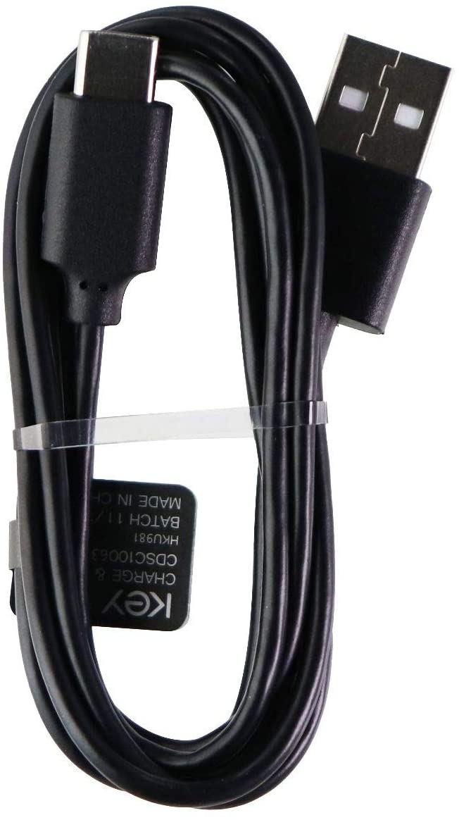 Key Charge & Sync 1M Usb Cable W/Usb-C Connector (Black)